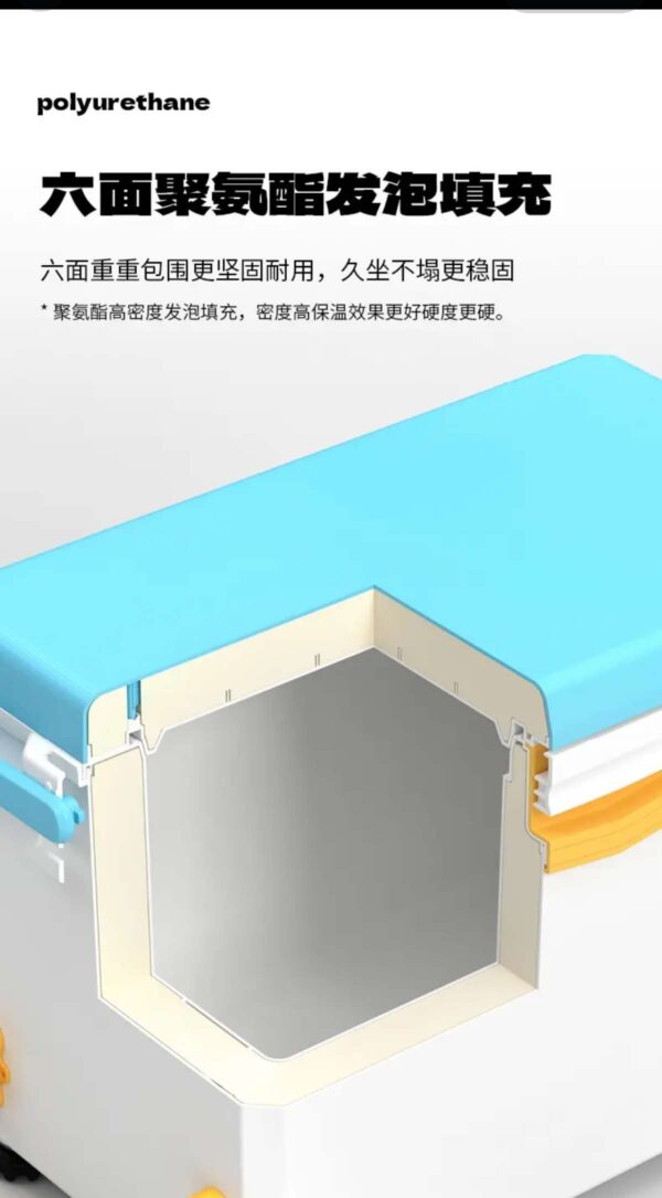 Cassa da pesca ultraleggera Yifan Precision 26L con schiuma poliuretanica a 6 facce