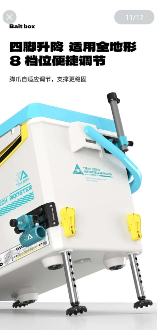 Cassa da pesca ultraleggera Yifan Precision 26L con schiuma poliuretanica a 6 facce