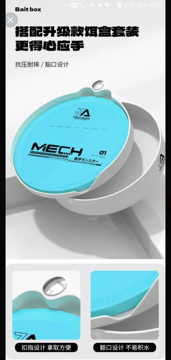 Cassa da pesca ultraleggera Yifan Precision 26L con schiuma poliuretanica a 6 facce